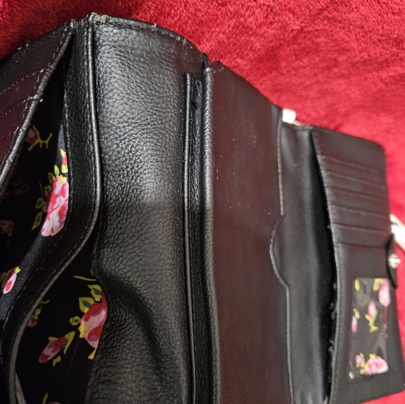 Betsey Johnson Xocelly-B Wristlet Wallet Very Light Pink & Animal Print Tri-fold - Picture 5 of 12